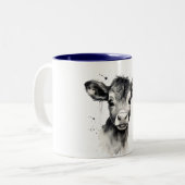 ☕ 🐄 "Moo-ment of Zen" Tasse 🐄 ☕ (Vorderseite Links)
