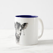 ☕ 🐄 "Moo-ment of Zen" Tasse 🐄 ☕ (VorderseiteRechts)