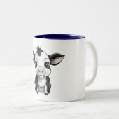 ☕ 🐄 "Moo-ment of Zen" Tasse 🐄 ☕ (VorderseiteRechts)
