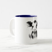 ☕ 🐄 "Moo-ment of Zen" Tasse 🐄 ☕ (Vorderseite Links)