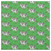 MOO-MOO-Bauernhofkuhmuster Stoff (Muster)