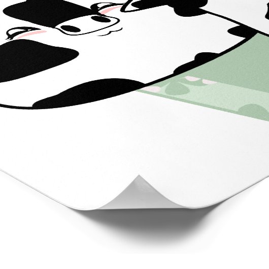 Moo Moo Dumplings Platter Poster (Ecke)