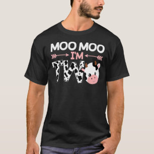 Moo Moo I bin zwei Niedliche Metzgereichtkühe Baue T-Shirt