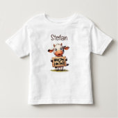 Moo-Moo I'm Two! Kleinkind T-shirt (Vorderseite)