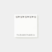 MOO-MOO-Liebe Post-it Klebezettel (Vorderseite)