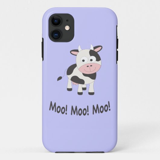 Moo Moo Moo Niedlicher Cartoon Kuh Case-Mate iPhone Hülle (Rückseite)