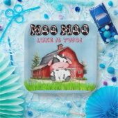 Moo Moo Name ist zwei Kindergeburtstag Party Pappteller (Party)