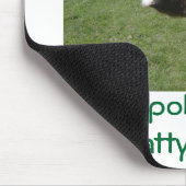 MOO-MOO, stoßen nicht das Kuhpastetchen!  MOO Mousepad (Ecke)