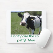 MOO-MOO, stoßen nicht das Kuhpastetchen!  MOO Mousepad (Mit Mouse)