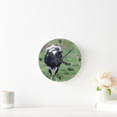 Moo Moo Wall Clock Runde Wanduhr (Zuhause)
