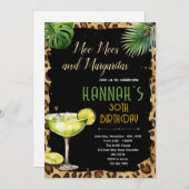 Moo Moos and Margaritas party Invitation Einladung (Vorne/Hinten)