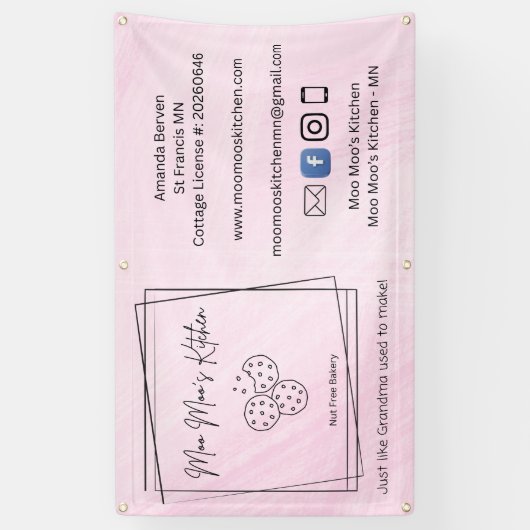 Moo Moos Küchenbanner Banner (Vertikal)