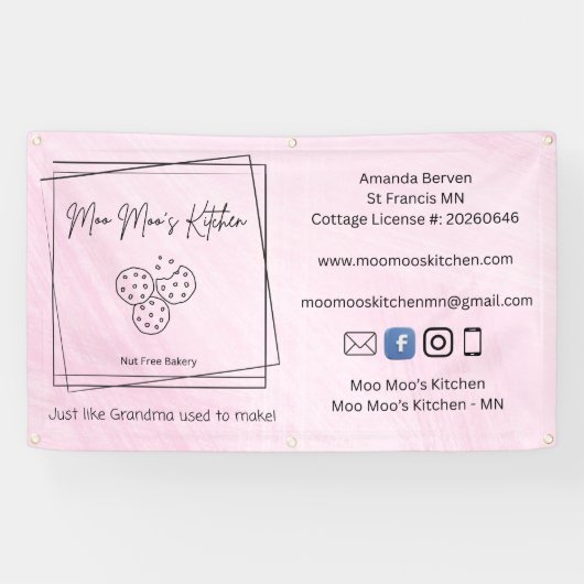 Moo Moos Küchenbanner Banner (Horizontal)