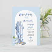 Moo Moo's & Margaritas Party Einladung (Stehend Vorderseite)