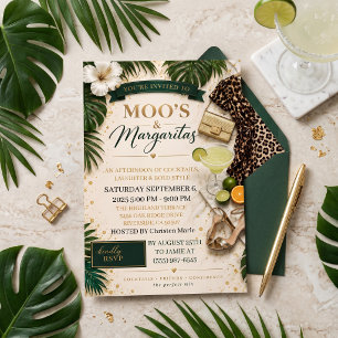 Moo Moos und Margaritas Einladung