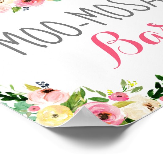 Moo-Mosa Bar Poster (Ecke)