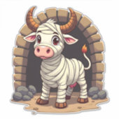 Moo-Mummy Returns Aufkleber (Vorderseite)