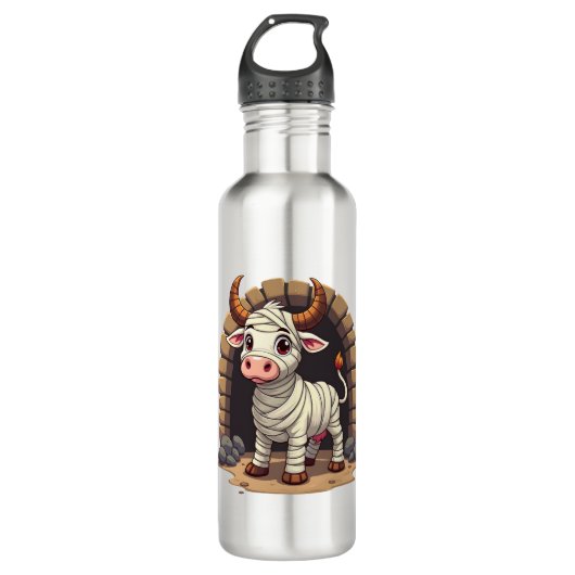 Moo-Mummy Returns Edelstahlflasche (Vorderseite)