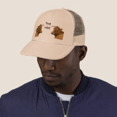 Moo! Niedliche und lustige Kuh Truckerkappe (Beispiel)