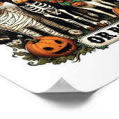 Moo oder Boo Halloween Cow Poster (Ecke)