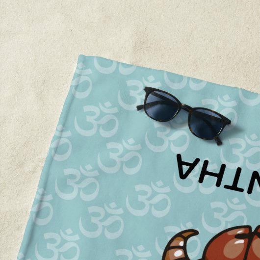 Moo Ohm Kuh Strandtuch (Beispiel)