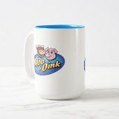 Moo & Oink Coffee Tasse (Vorderseite Links)