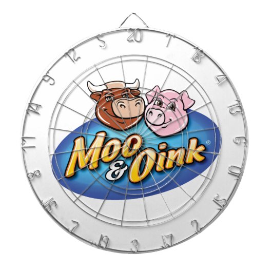 Moo & Oink Dartboard Dartscheibe (vorne)