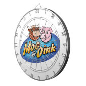 Moo & Oink Dartboard Dartscheibe (Vorderseite rechts)