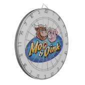 Moo & Oink Dartboard Dartscheibe (Vorderseite Links)