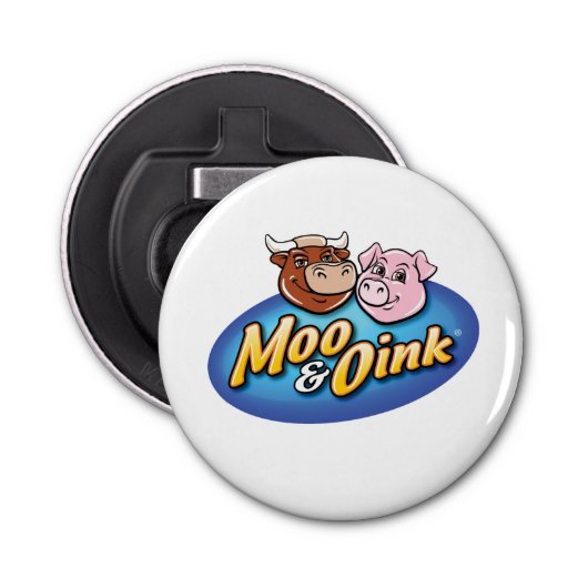 Moo & Oink Flaschenöffner (Vorderseite)