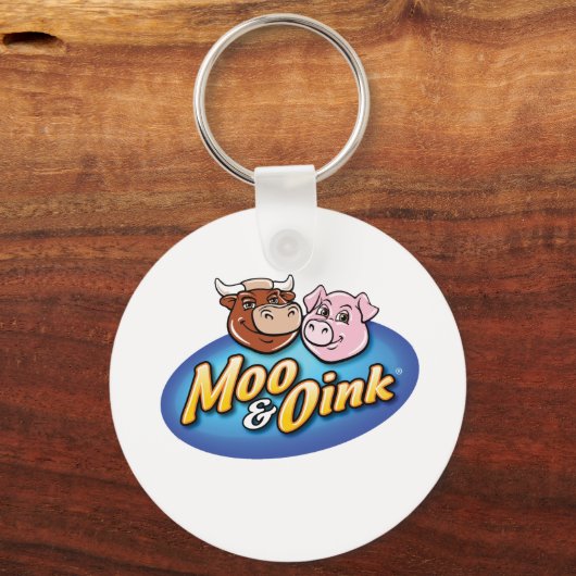Moo & Oink Flaschenöffner Schlüsselanhänger (Vorderseite)