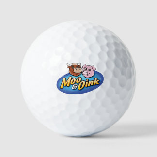 Moo & Oink Golf Balls Golfball
