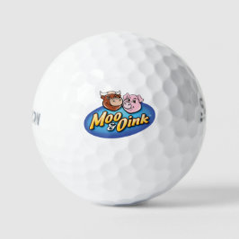 Moo & Oink Golf Balls Golfball