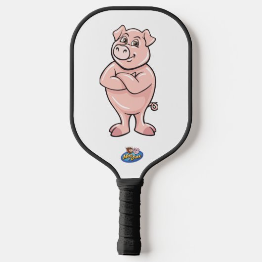 Moo & Oink Pickleball Paddle (Rückseite)