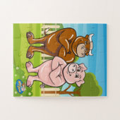 Moo & Oink Puzzle (Horizontal)