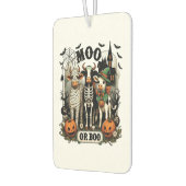 Moo or Boo Halloween Cow Autolufterfrischer (Links)