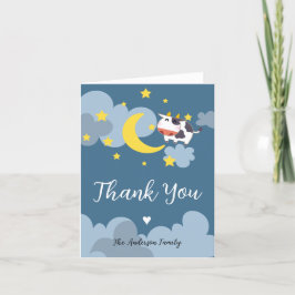 Moo Over the Moon Baby Shower Einladung