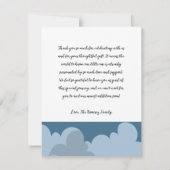 Moo Over the Moon Baby Shower Einladung (Rückseite)