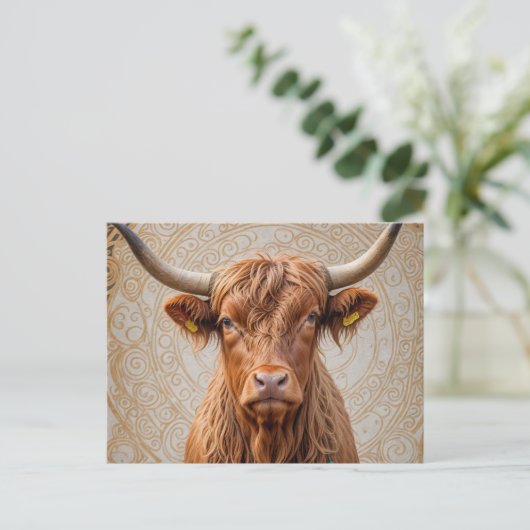 Moo Postkarte (Stehend Vorderseite)