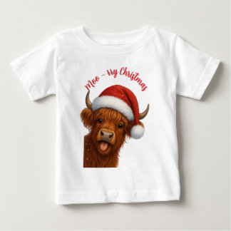 Moo-rry Weihnachts-T-Shirt Baby T-shirt