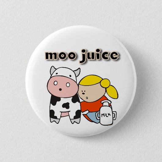 MOO-Saft-T-Shirts und Geschenke Button (Vorderseite)