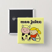 MOO-Saft-T-Shirts und Geschenke Button (Vorne & Hinten)