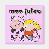 MOO-Saft-T-Shirts und Geschenke Magnet (Vorne)