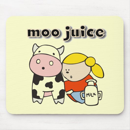 MOO-Saft-T-Shirts und Geschenke Mousepad (Vorne)