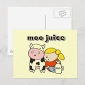 MOO-Saft-T-Shirts und Geschenke Postkarte (Vorne/Hinten)