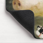 MOO-Schuh Schweinefleisch Mousepad (Ecke)