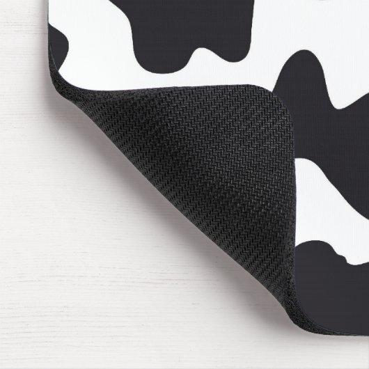 MOO-Schwarzweiss-Milchkuh-Muster-Druck-Geschenke Mousepad (Ecke)