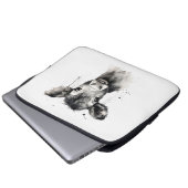 🔌 💻 "Moo-Tech" Kuh Print Electronics Bag 💻 🔌 Laptopschutzhülle (Vorne Knopf)