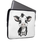 🔌 💻 "Moo-Tech" Kuh Print Electronics Bag 💻 🔌 Laptopschutzhülle (Vorne Rechts)