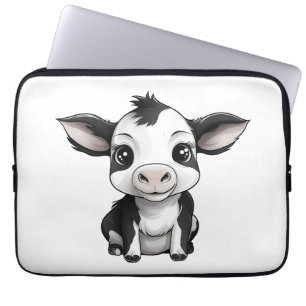 🔌 💻 "Moo-Tech" Kuh Print Electronics Bag 💻 🔌 Laptopschutzhülle